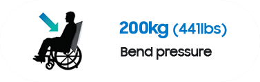 200kg (441lbs) Bend pressure