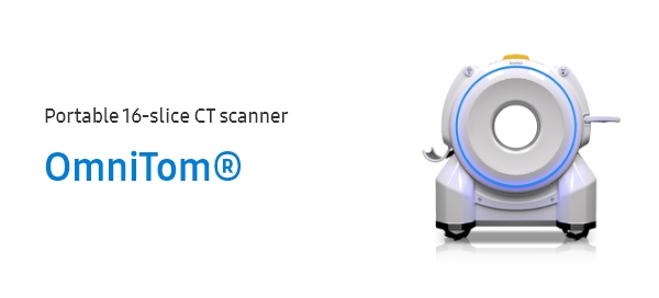 Portable 16-slice CT scanner, OmniTom