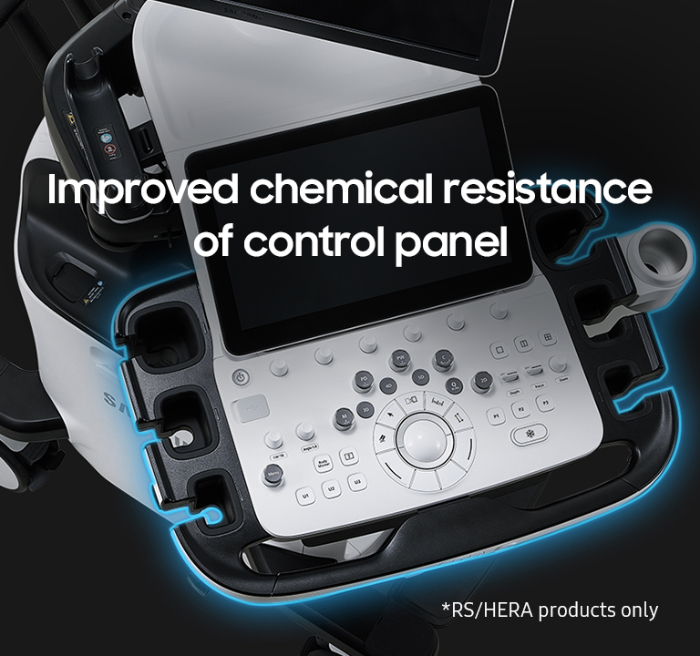 Improved chemical resistance Of control Panel with new resin *R/S products only