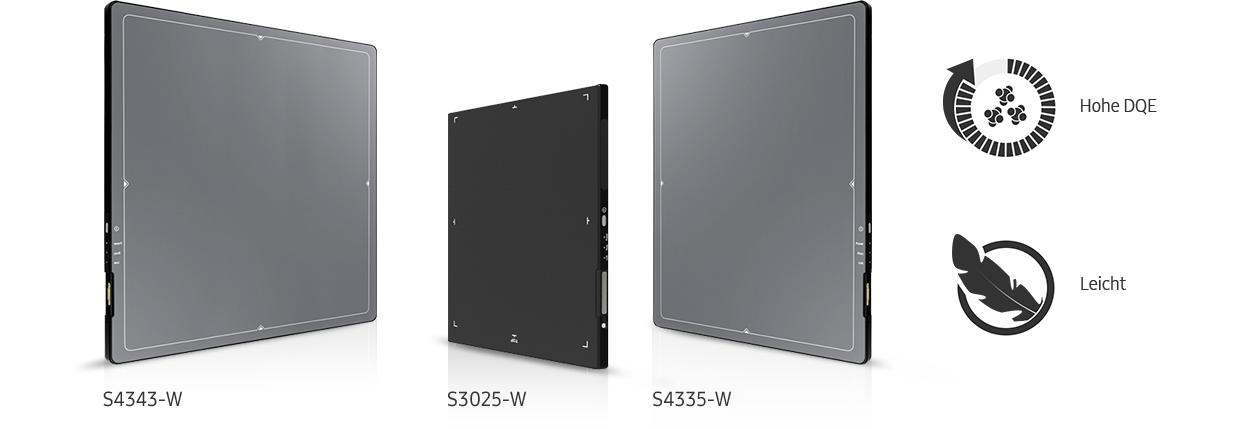 S-DeDrei kompakte und leichte WLAN S-Detektoren von Samsung in unterschiedlichen Größentector™