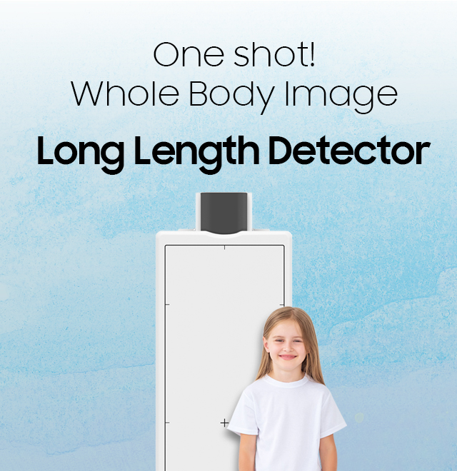 One shot! Whole Body Image. Long Length Detector