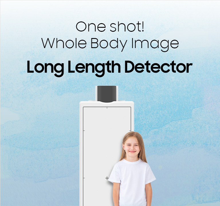 One shot! Whole Body Image. Long Length Detector
